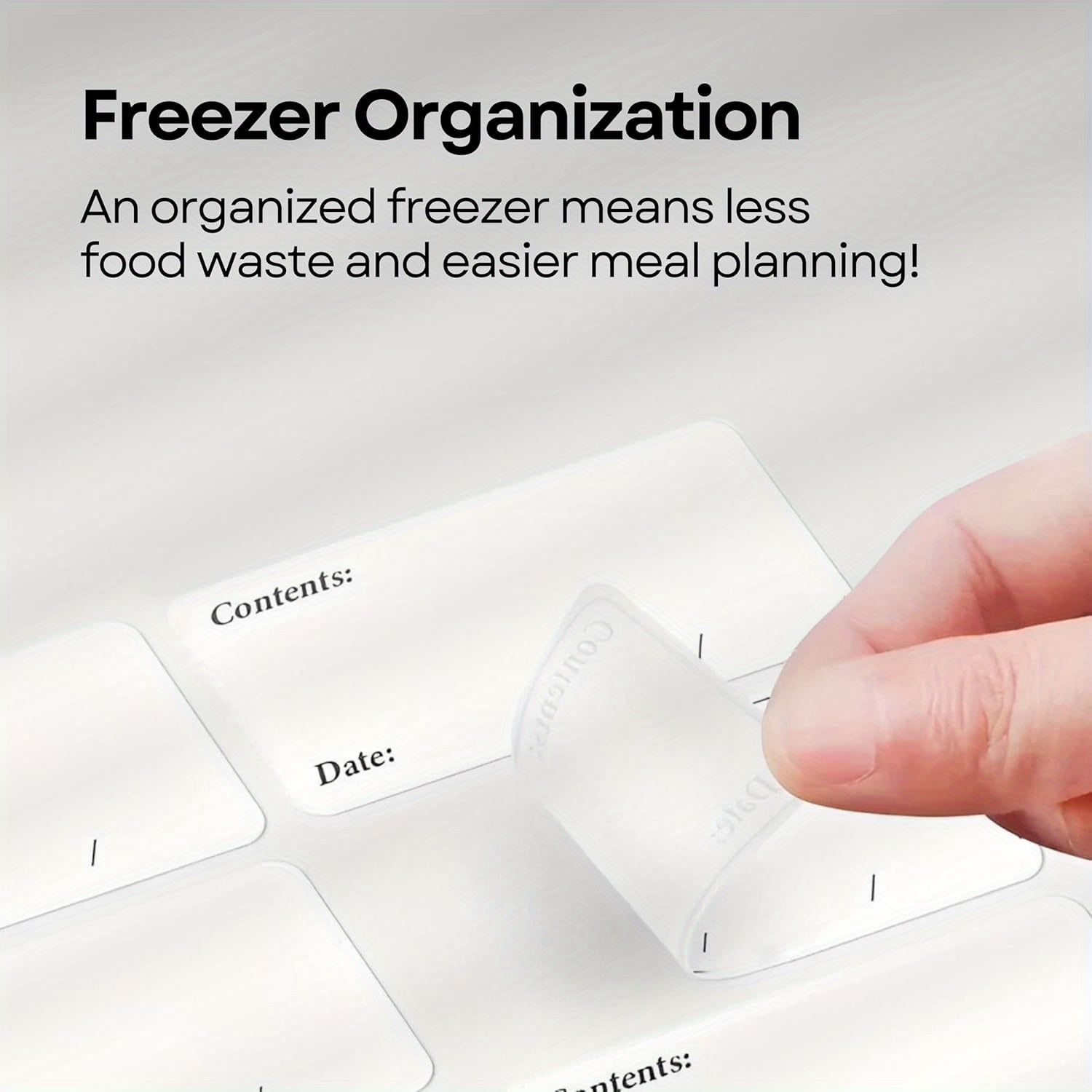 Sticky Memo Holder - 100 Buah/10 Lembar Label Freezer Tahan