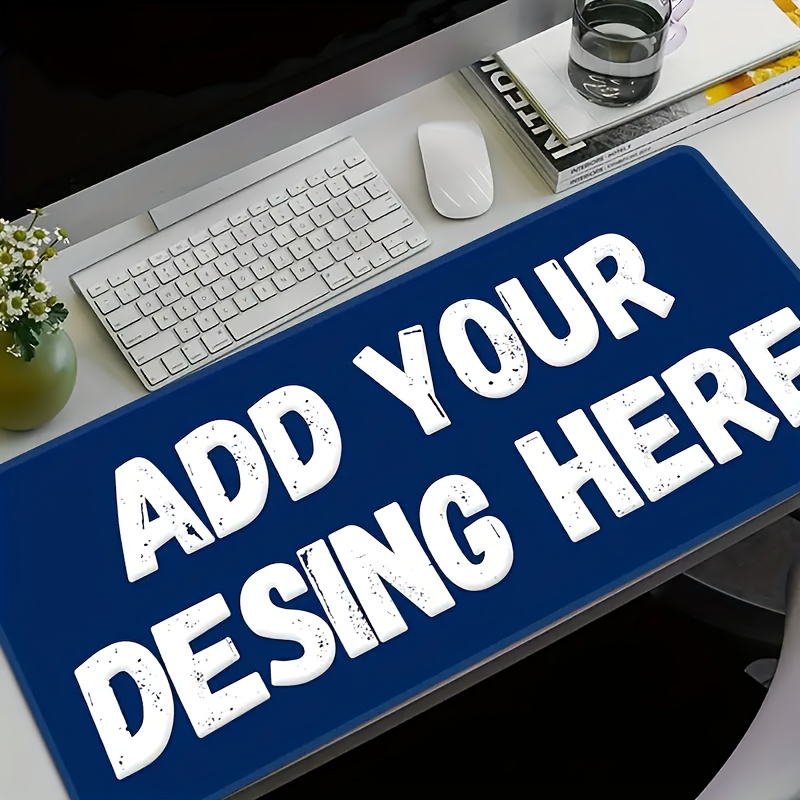 Rubber Mat Desk - Alas Meja Desain Seni Kustom Cetak