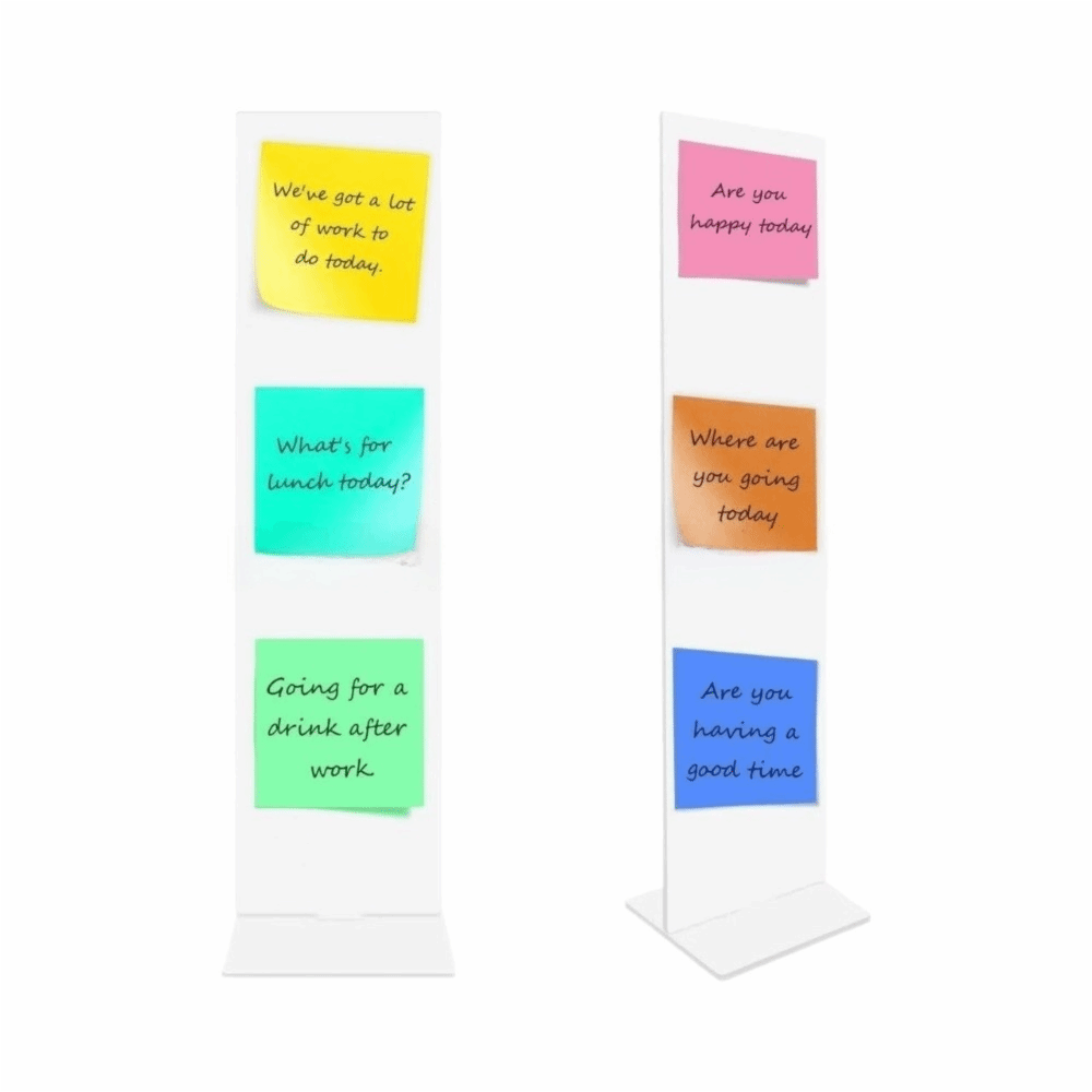 Sticky Memo Holder - Papan Pesan Memo Akrilik, Tempat Catatan