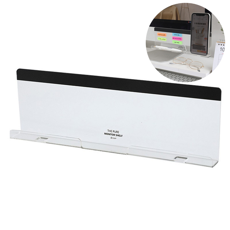Sticky Memo Holder - Papan Memo Pesan Monitor Akrilik Kreatif