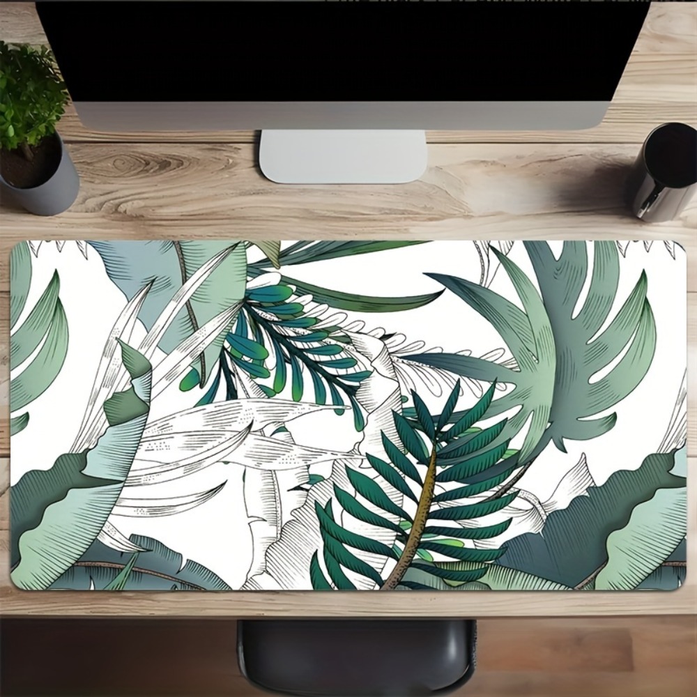 Pola tanaman tropis, alas anti - Desk Setup Simple ulasan dan harga