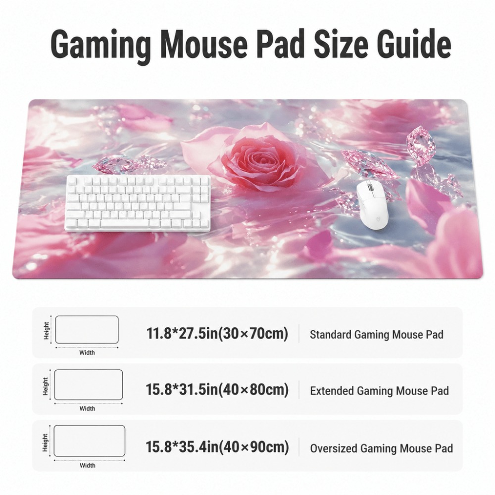 Tanda air mawar merah muda asl - Desk Setup Simple ulasan dan harga