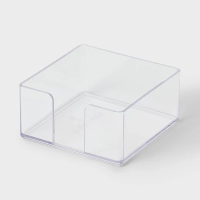 Penyangga Catatan Tempel Akril - Sticky Memo Holder ulasan dan harga