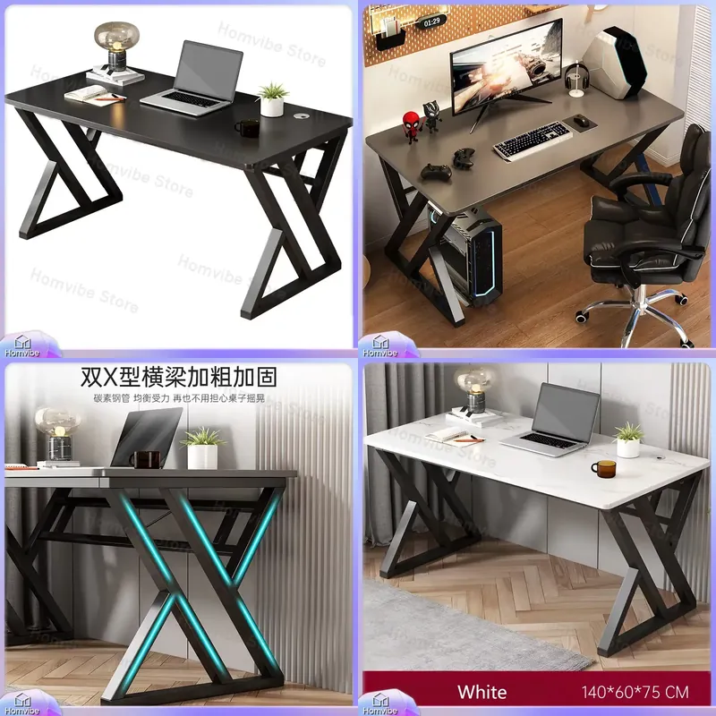 Meja Komputer Minimalis Modern - Desk Setup L Shaped ulasan dan harga