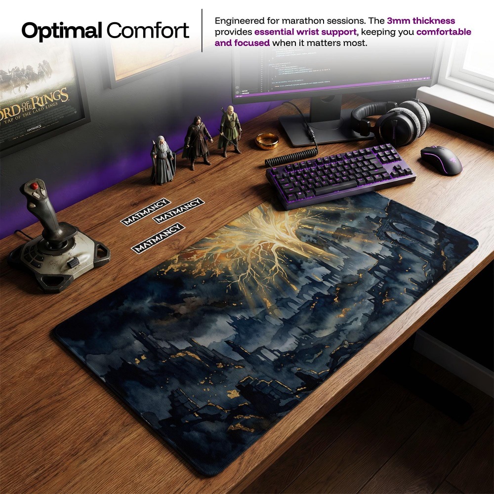 Alas Meja, Alas Mouse Fantasi  - Desk Setup Simple ulasan dan harga