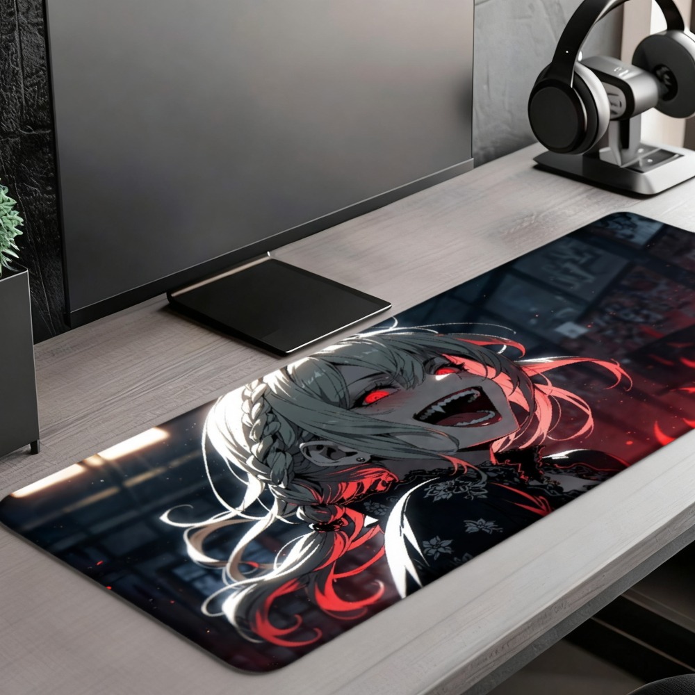 Seorang gadis anime dengan api - Desk Setup Simple ulasan dan harga