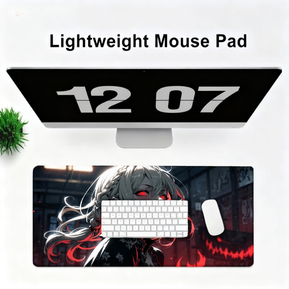 Seorang gadis anime dengan api - Desk Setup Simple ulasan dan harga
