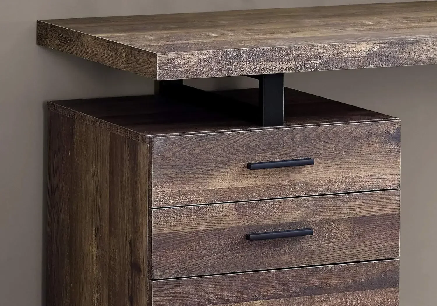 Meja Komputer dengan Lemari Ar - Desk Setup L Shaped ulasan dan harga