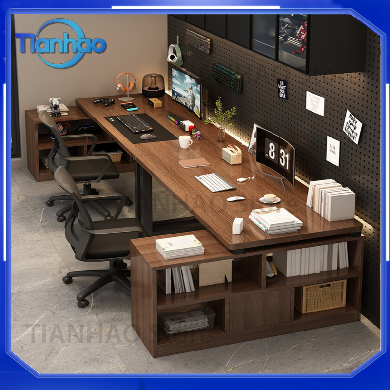 Meja Gaming Bentuk L dengan Ra - Desk Setup L Shaped ulasan dan harga