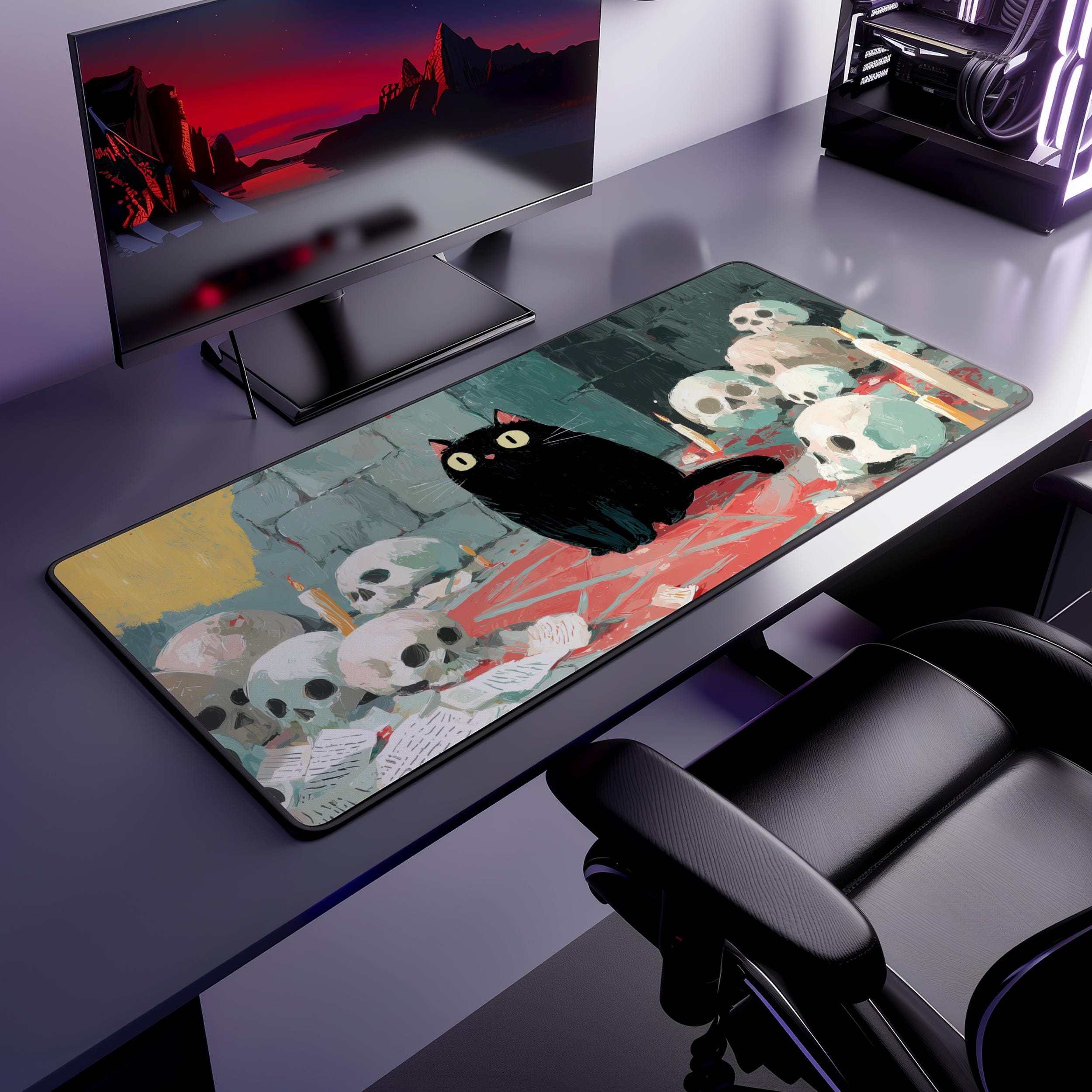 Alas Mouse Gambar Tengkorak Ku - Desk Setup Options ulasan dan harga