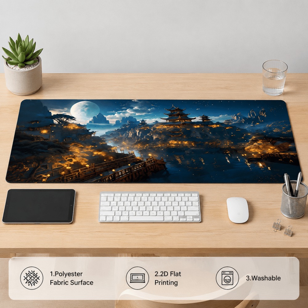 Alas meja memanjang dengan mot - Desk Setup Simple ulasan dan harga
