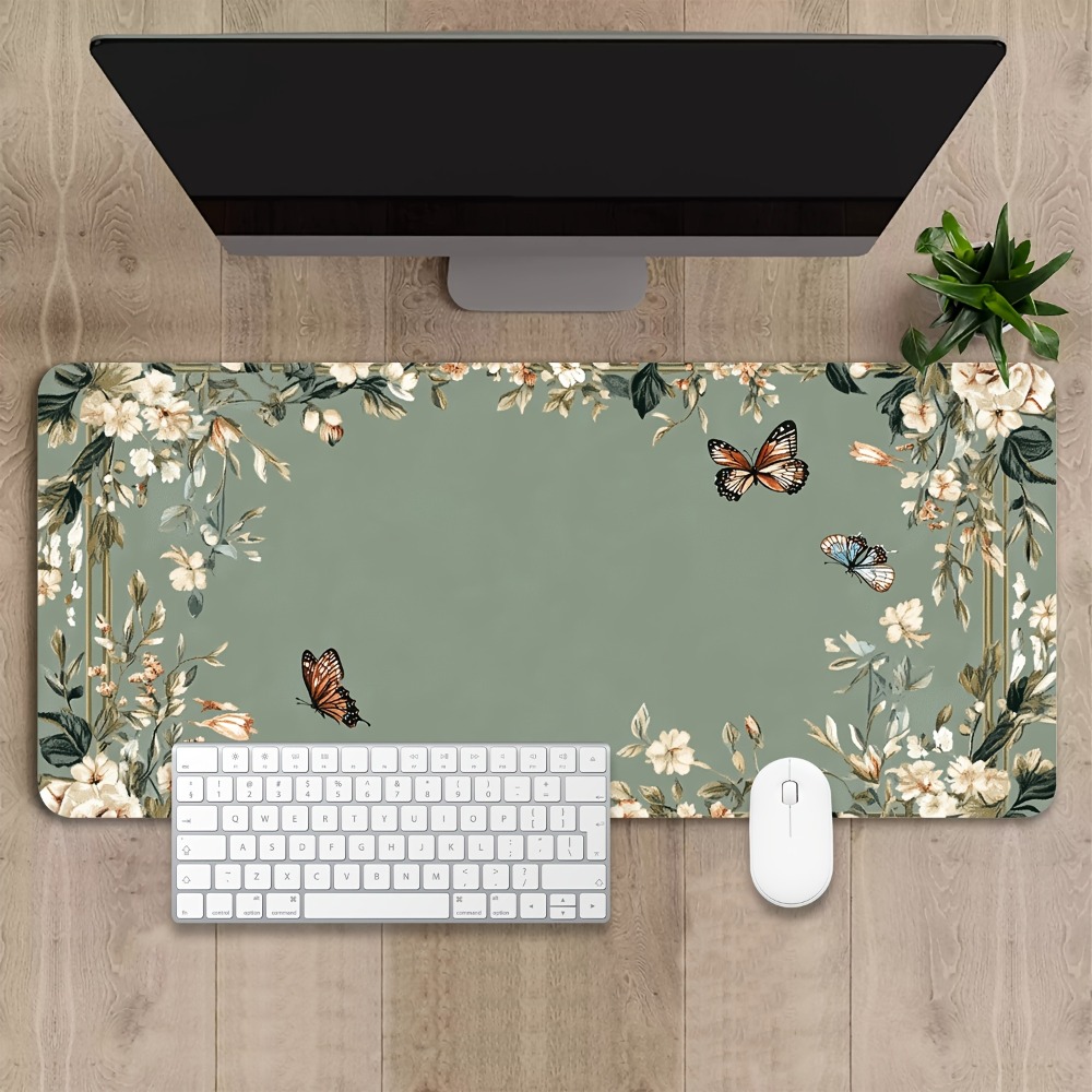 Alas meja berpola kupu-kupu da - Desk Setup Simple ulasan dan harga