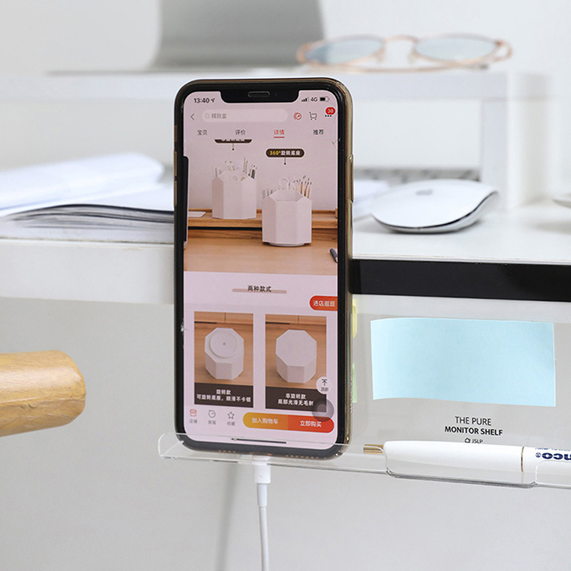 Papan Memo Pesan Monitor Akril - Sticky Memo Holder ulasan dan harga