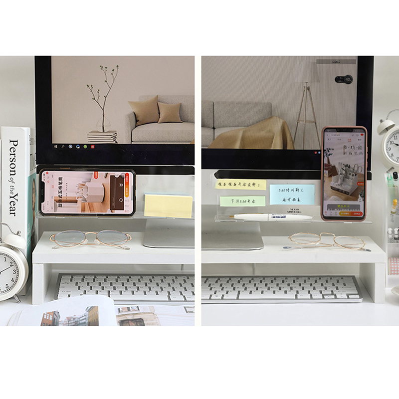 Papan Memo Pesan Monitor Akril - Sticky Memo Holder ulasan dan harga