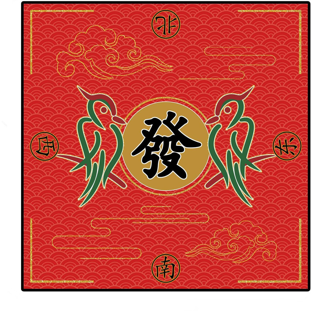 Alas Mahjong Berkualitas Tingg - Rubber Mat Desk ulasan dan harga
