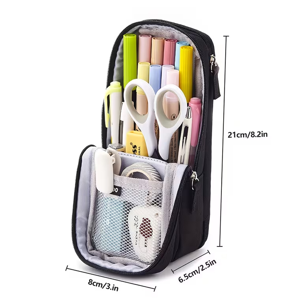 Kotak Pensil Tas Sekolah Kecil - Sticky Memo Holder ulasan dan harga