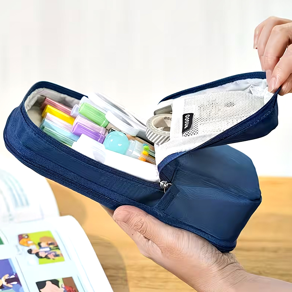 Kotak Pensil Tas Sekolah Kecil - Sticky Memo Holder ulasan dan harga