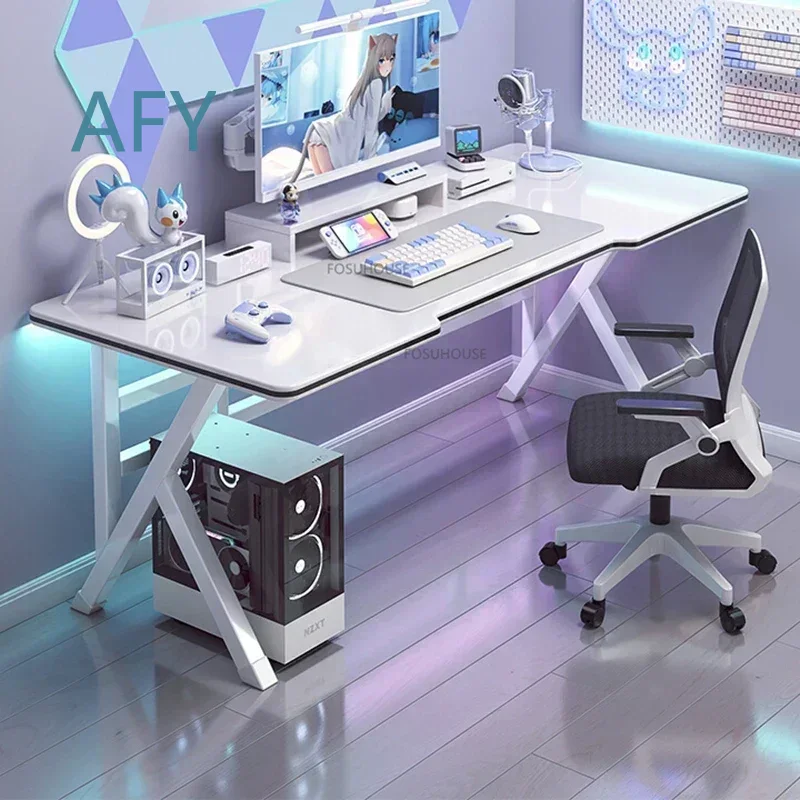 Meja Komputer Nordik untuk Kan - Desk Setup Simple ulasan dan harga