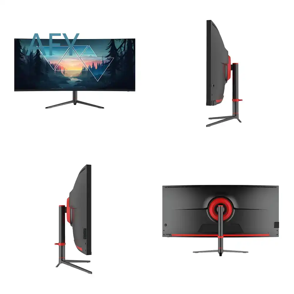 Monitor gaming lengkung Flashw - Desk Setup Dual Monitor ulasan dan harga