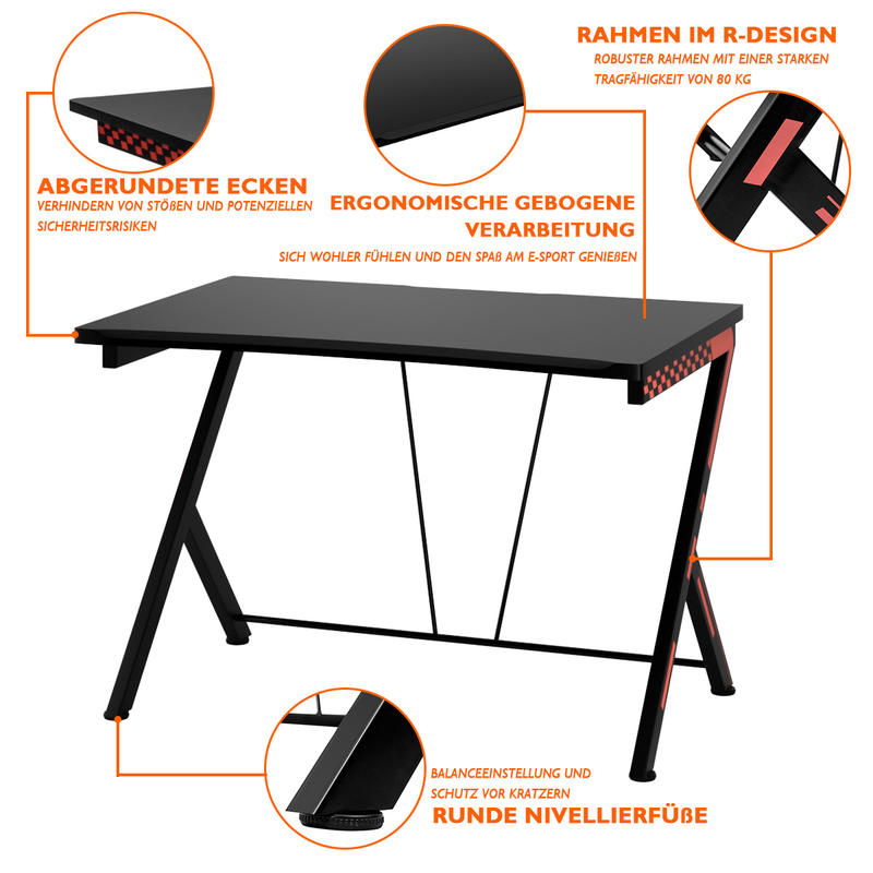 Meja Komputer Ergonomis Modern - Desk Setup L Shaped ulasan dan harga