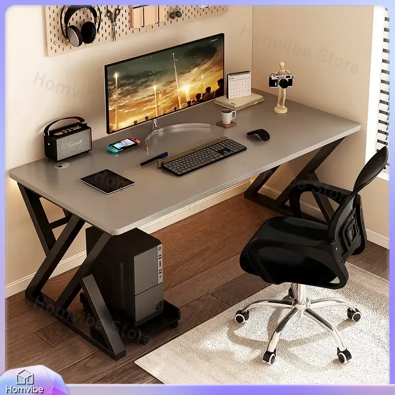 Meja Komputer Kayu Modern untu - Desk Setup L Shaped ulasan dan harga