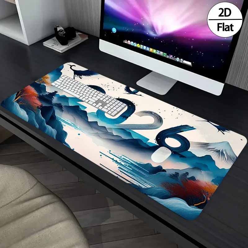 Alas Mouse Karet Besar Pola 2D - Rubber Mat Desk ulasan dan harga