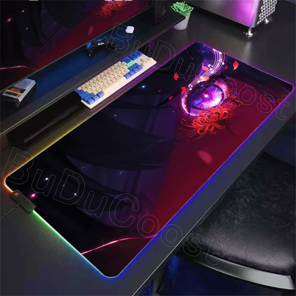 Alas Meja RGB Cantik Shorekeep - Desk Setup Rgb ulasan dan harga
