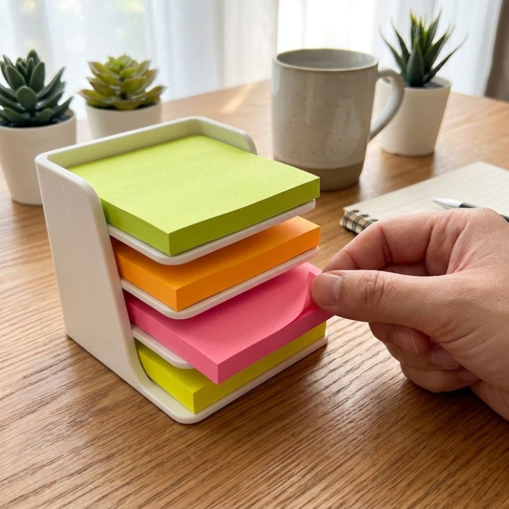 Kotak Penyimpanan Catatan Serb - Sticky Memo Holder ulasan dan harga