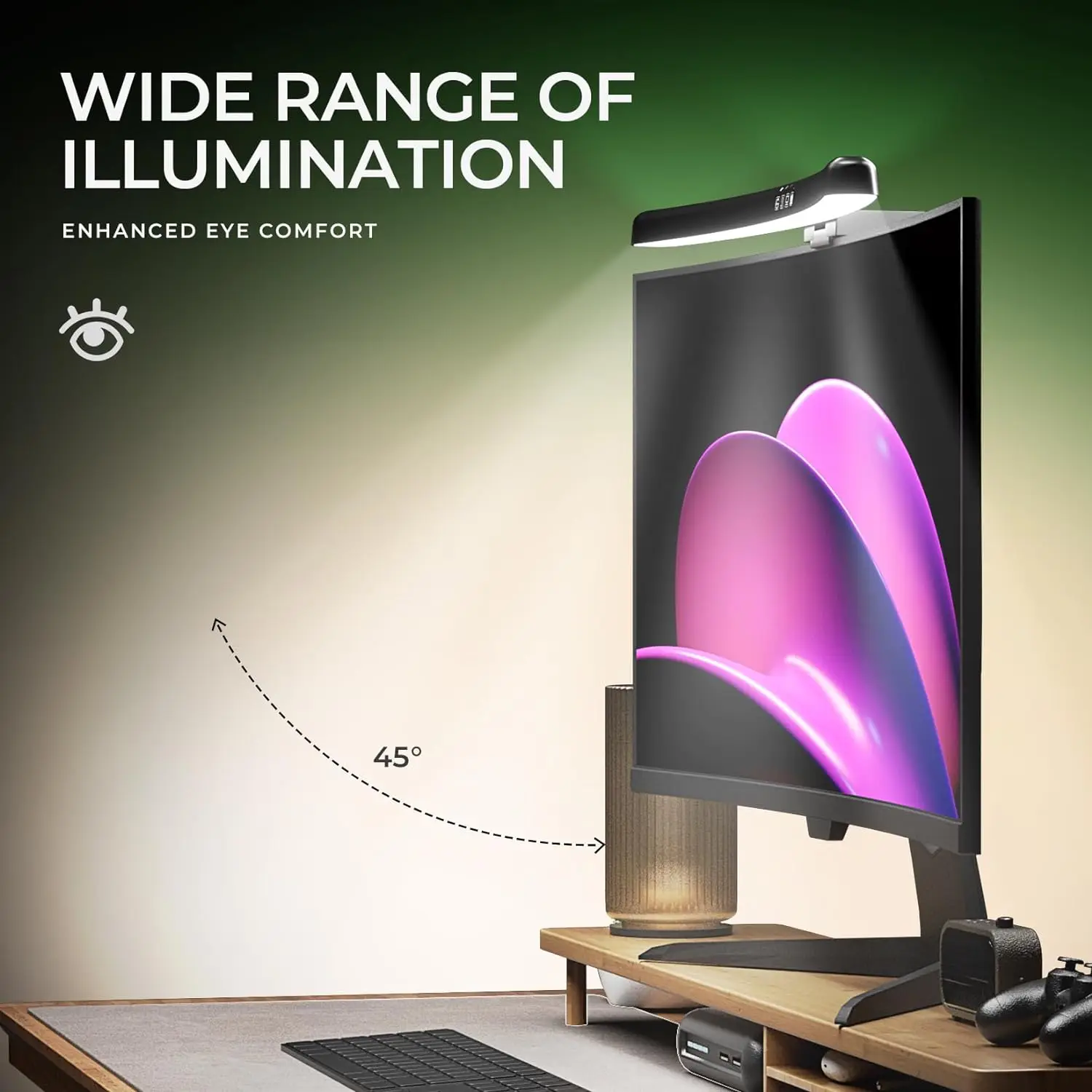 Lampu Monitor Komputer RGB Rit - Desk Setup Rgb ulasan dan harga